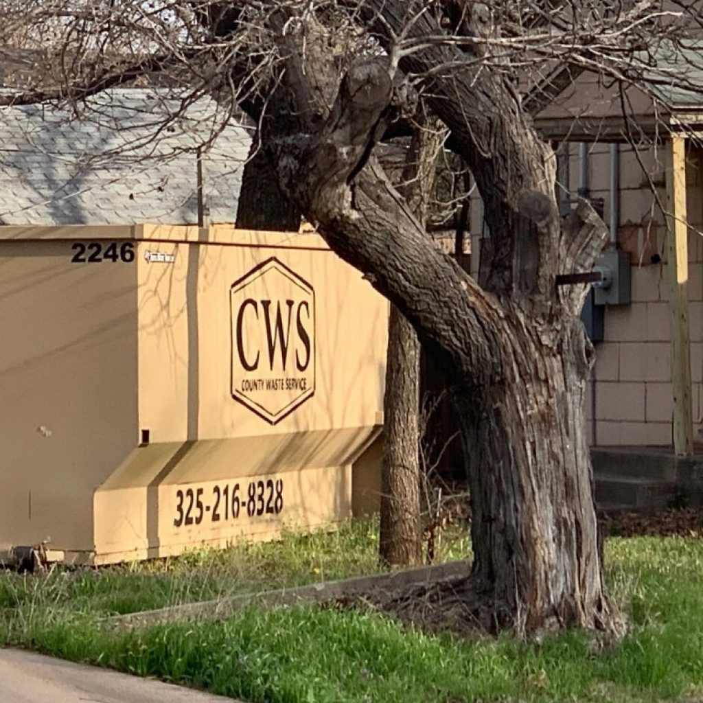Residential Roll-Off Dumpster in Brownwood, TX