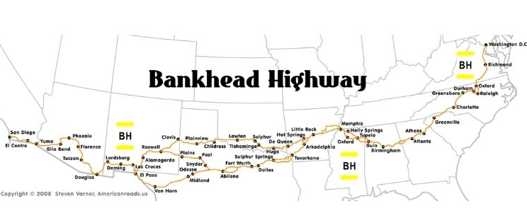 The Bankhead Highway routes through Texas